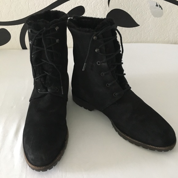 Bottega Veneta Shoes - Bottega Veneta black suede leather boots